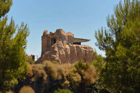 The gun batteries of Las Cenizas and Negrete in the mountains near Cartagena 